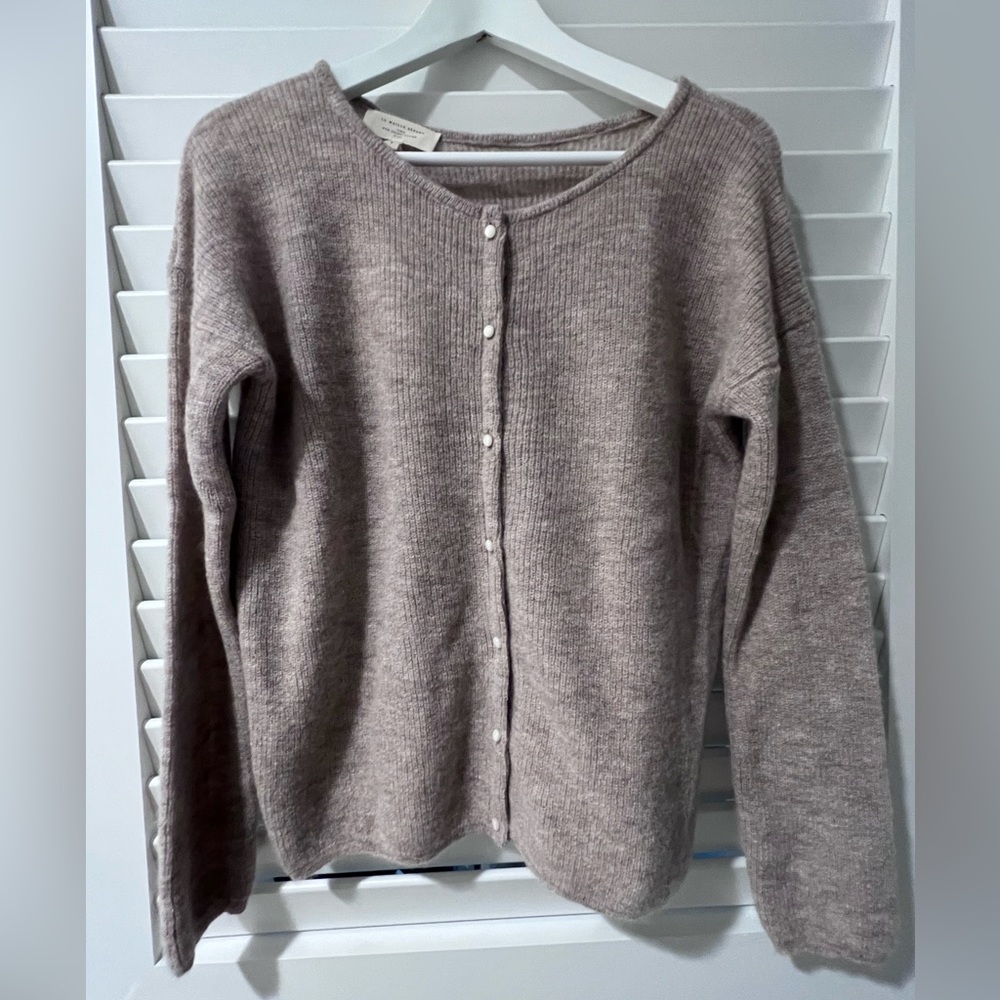 Sezane Gaspard Cardigan (Beige)